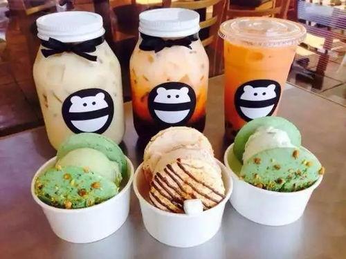 网红奶茶加冰淇淋叫什么,冰火交融的味蕾盛宴